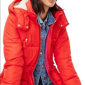 J. Crew Puffer Chateau Coat